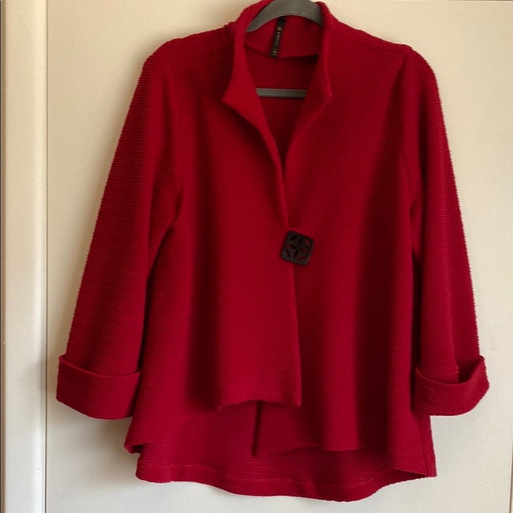 Elegant Red Women's Jacket